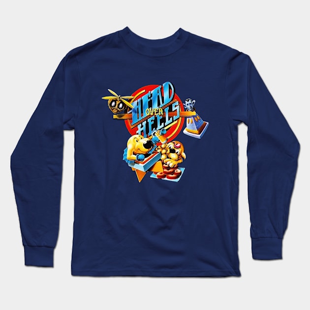 Head over Heels - Logo Long Sleeve T-Shirt by RetroTrader